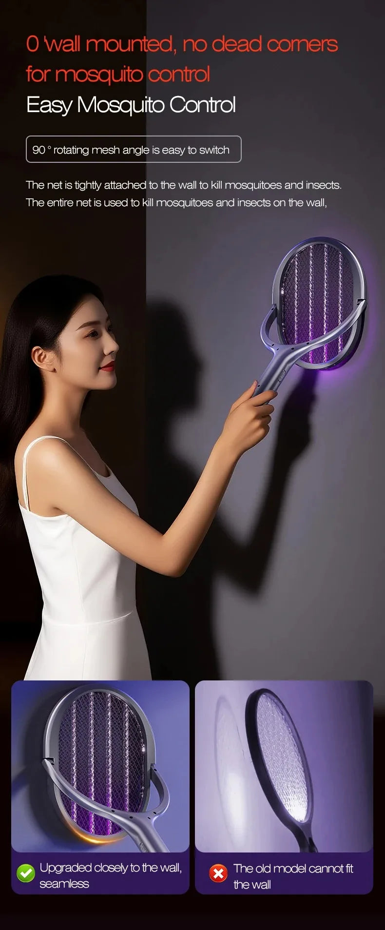 Telescopic Electric Mosquito Trap Lamp